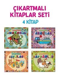 Çıkartmalı Kitaplar Seti 4 Kitap Takım - Pal Sokağı Yayınları
