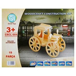 Circle Toys 004 Rolling Automobile Model Araba Ahşap Maket - Circle Toys