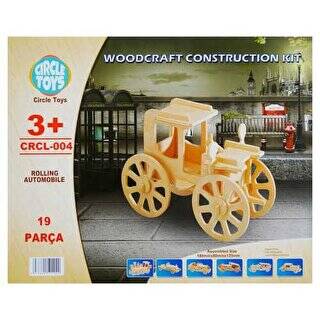 Circle Toys 004 Rolling Automobile Model Araba Ahşap Maket - 1