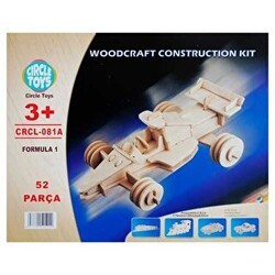 Circle Toys 081 Formula 1 Formula 1 Araba Ahşap Maket - Circle Toys