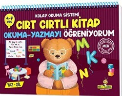 Cırt Cırtlı Kitap Okuma-Yazmayı Öğreniyorum 4-7 Yaş - Yükselen Zeka Yayınları