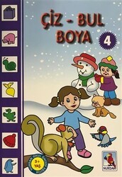 Çiz - Bul Boya 4 - Nurdan Yayınları