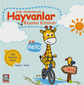 Çizgi Çalışmalarıyla Hayvanlar Boyama Kitabım - 1