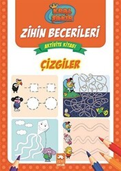 Çizgiler - Kral Şakir Zihin Becerileri Aktivite Kitabı - 1