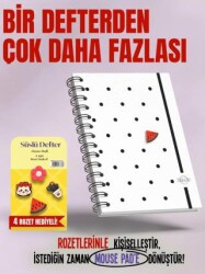 Çizgili Süslü Defter - Vivago Art