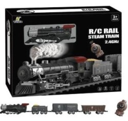 Classic Steam Kumandalı 2,4 Ghz Pilli Tren Seti 30 Parça - Başel