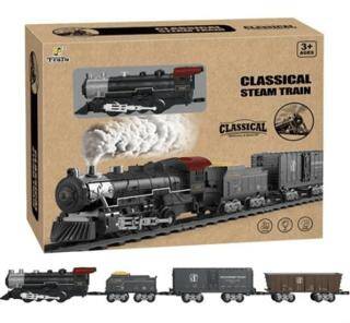 Classic Steam Kumandalı Pilli Tren Seti 29 Parça - 1
