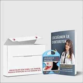 Çocuğumun İlk Doktoruyum - Ebeveynler İçin Temel İlk Yardım Başucu Kitapçığı ve İlk Yardım Seti - 1