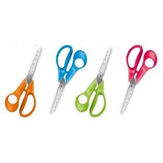 Çocuk Makası Küt Uç Ergo Cetvelli Abs Sap - 1