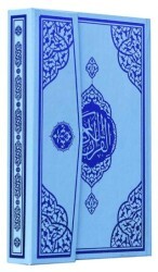 Çocuk Serisi Ayraçlı Orta Boy Bilgisayar Hattı Arapça Ciltbezi Mıklepli Kuran-ı Kerim - Mavi - Furkan Neşriyat