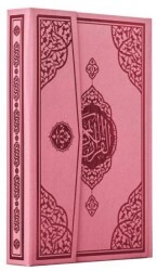 Çocuk Serisi Ayraçlı Orta Boy Bilgisayar Hattı Arapça Ciltbezi Mıklepli Kuran-ı Kerim - Pembe - Furkan Neşriyat