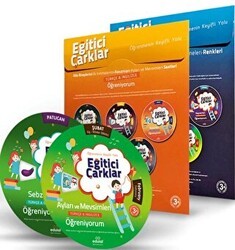 Çocuklar İçin Aktiviteli Eğitici Çarklar Eğitim 10`lu Set - Edulal Çocuk