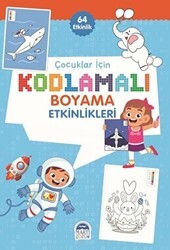Çocuklar İçin Kodlama Etkinlikleri - Mavi - 64 Etkinlik - Martı Çocuk Yayınları
