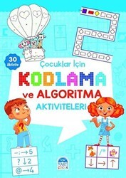 Çocuklar İçin Kodlama ve Algoritma Aktiviteleri - Mavi - Martı Çocuk Yayınları