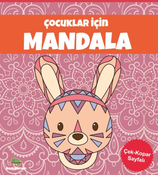 Çocuklar İçin Mandala-Pembe - 1