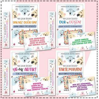 Çocuklar İçin Psikoloik Destek Serisi 4 Kitap Set 1 - 1