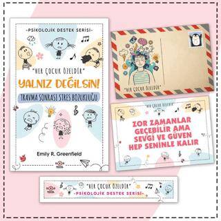 Çocuklar İçin Psikolojik Destek Serisi - Çocuklarda Travma Sonrası Stres Bozukluğu - Kartpostal ve Ayraç - 1