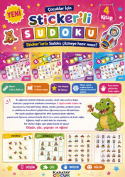 Çocuklar İçin Sticker’li Sudoku - 4 Kitap - Karatay Çocuk