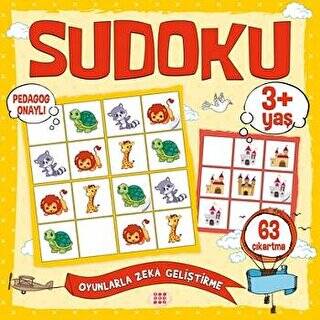 Çocuklar İçin Sudoku Çıkartmalı 3+ Yaş