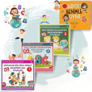 Çocuklar için Zeka Geliştiren Oyunlar 4 Kitap Takım - 1