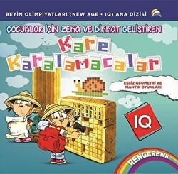 Çocuklar İçin Zeka ve Dikkat Geliştiren Kare Karalamacalar - Ekinoks Yayın Grubu