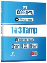 Coğrafyanın Kodları AYT Coğrafya 1 Kitap 3 Kamp Video Ders Kitabı - Zeduva Yayınları