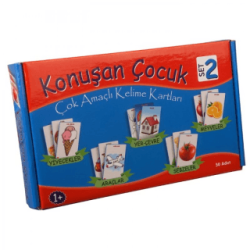 Çok Amaçlı Kelime Kartları Set 2 - Konuşan Çocuk