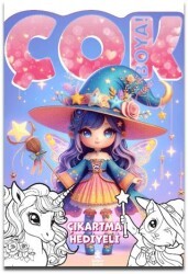 Çok Boya! - Çıkartmalı Dev Boyama Kitabı: Sihir - Doğan Çocuk