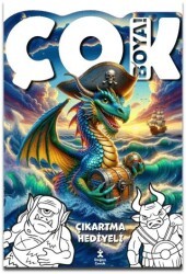 Çok Boya! - Çıkartmalı Dev Boyama Kitabı: Yaratıklar - Doğan Çocuk