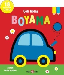 Çok Kolay Boyama - Arabalı Resim Kitabım - Beta Kids