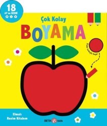 Çok Kolay Boyama - Elmalı Resim Kitabım - Beta Kids