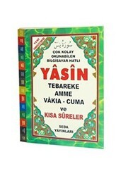 Çok Kolay Okunabilen Bilgisayar Hatlı Yasin - Seda Yayınları