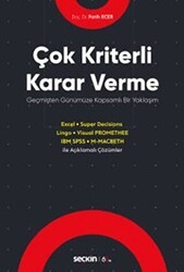 Çok Kriterli Karar Verme - Seçkin Yayıncılık