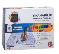 Color Me! Yıkanabilir Boyama Örtüsü - Akçiçek