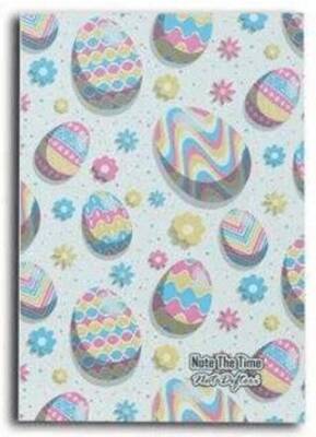 Colorful Easter Eggs Patterns Not Defteri - 1