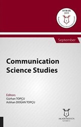 Communication Science Studies AYBAK 2019 Eylül - Akademisyen Kitabevi