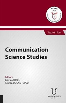 Communication Science Studies AYBAK 2019 Eylül - 1