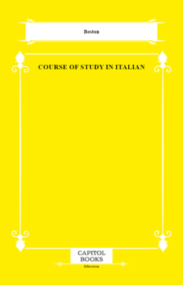 Course of Study in Italian - 1