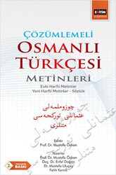 Çözümlemeli Osmanlı Türkçesi Metinleri - Eğitim Yayınevi - Ders Kitapları