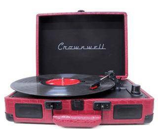 Crownwell Turntable Suitcase CR Series Çantalı Pikap - CW002-CH - 1