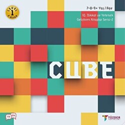 Cube - IQ Dikkat ve Yetenek Geliştiren Kitaplar Serisi 2 Level 1 7-8-9 Yaş - TÜZDER Yayınları