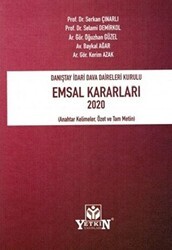 Danıştay İdari Dava Daireleri Kurulu Emsal Kararları 2020 - Yetkin Yayınları