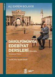 Darülfünun’da Edebiyat Dersleri 1914-1915 - DBY Yayınları