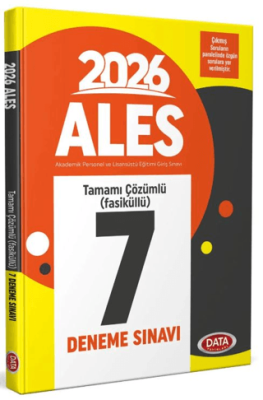 2026 ALES Tamamı Çözümlü 7 Deneme Sınavı - 1