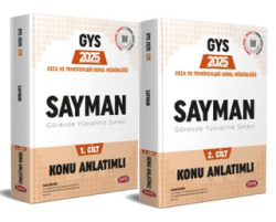 2025 GYS Ceza ve Tevkifevleri Sayman Konu Anlatımlı 1-2 - Data Yayınları