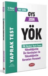 YÖK Üst Kuruluşları ile YÖK Personeli GYS Yaprak Test - 1