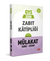 Zabıt Katipliği Mülakat Sınavına Hazırlık Kitabı - 1