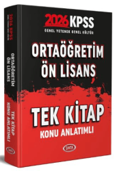 2026 KPSS Genel Yetenek - Genel Kültür Tek Kitap Ortaöğretim Ön Lisans Konu Anlatımlı - Data Yayınları