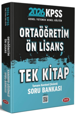 2026 KPSS Genel Yetenek - Genel Kültür Tek Kitap Ortaöğretim Ön Lisans Soru Bankası - 1