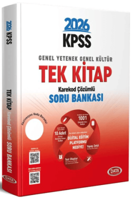 2026 KPSS Genel Yetenek - Genel Kültür Tek Kitap Soru Bankası - Karekod Çözümlü + Dijital Eğitim - 1